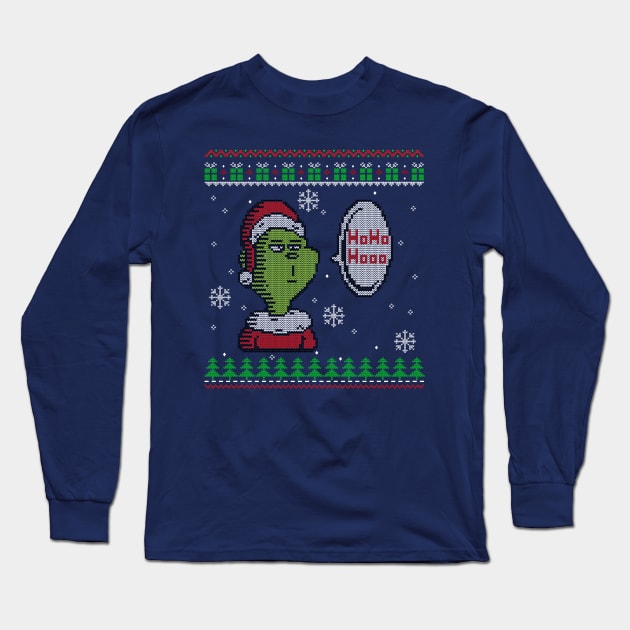 One Grinch Man Long Sleeve T-Shirt by inkonfiremx